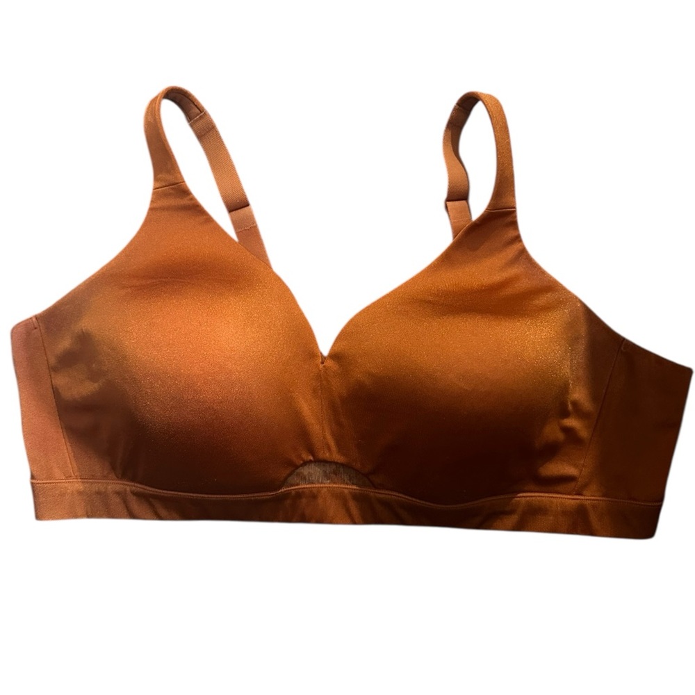 Cacique Lightly Lined Brown No Wire Bra 48C